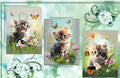 Paint by Numbers Kit — Kittens and Butterflies