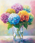 Paint by Numbers Kit — Hydrangea Bouquet