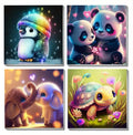 Paint by Numbers Kit — Cute Baby Animals Set
