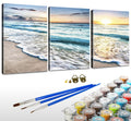 Paint by Numbers Kit — Beach Triptych