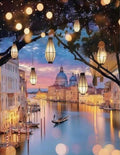 Paint by Numbers Kit — Venice Lanterns at Dusk