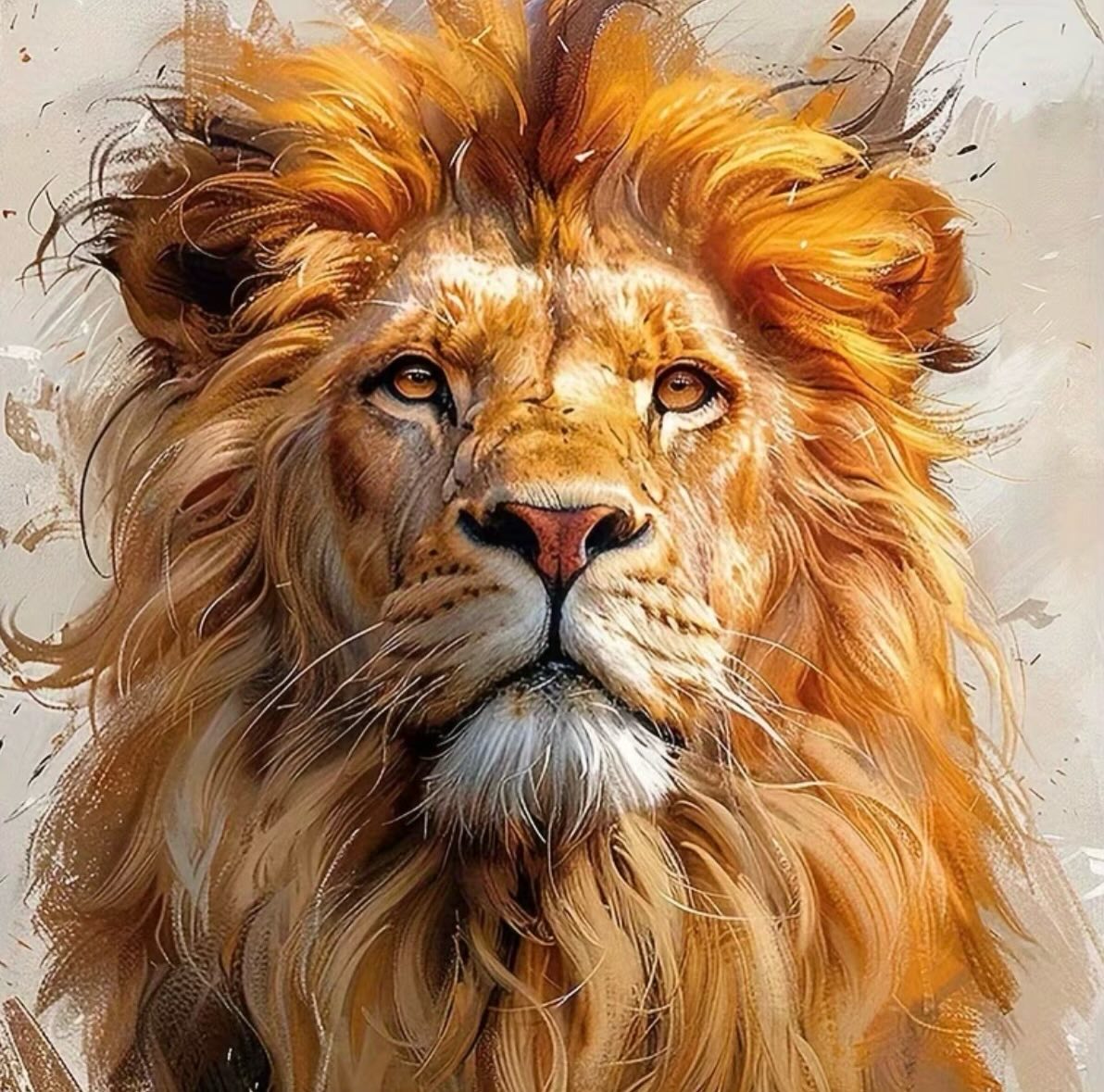 Paint by Numbers Kit — Lion Portrait