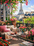 Paint by Numbers Kit — Paris Balcony View