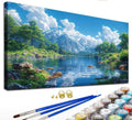 Paint by Numbers Kit — Mountain Lake Reflection