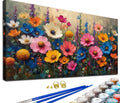Paint by Numbers Kit — Wildflower Meadow Panorama